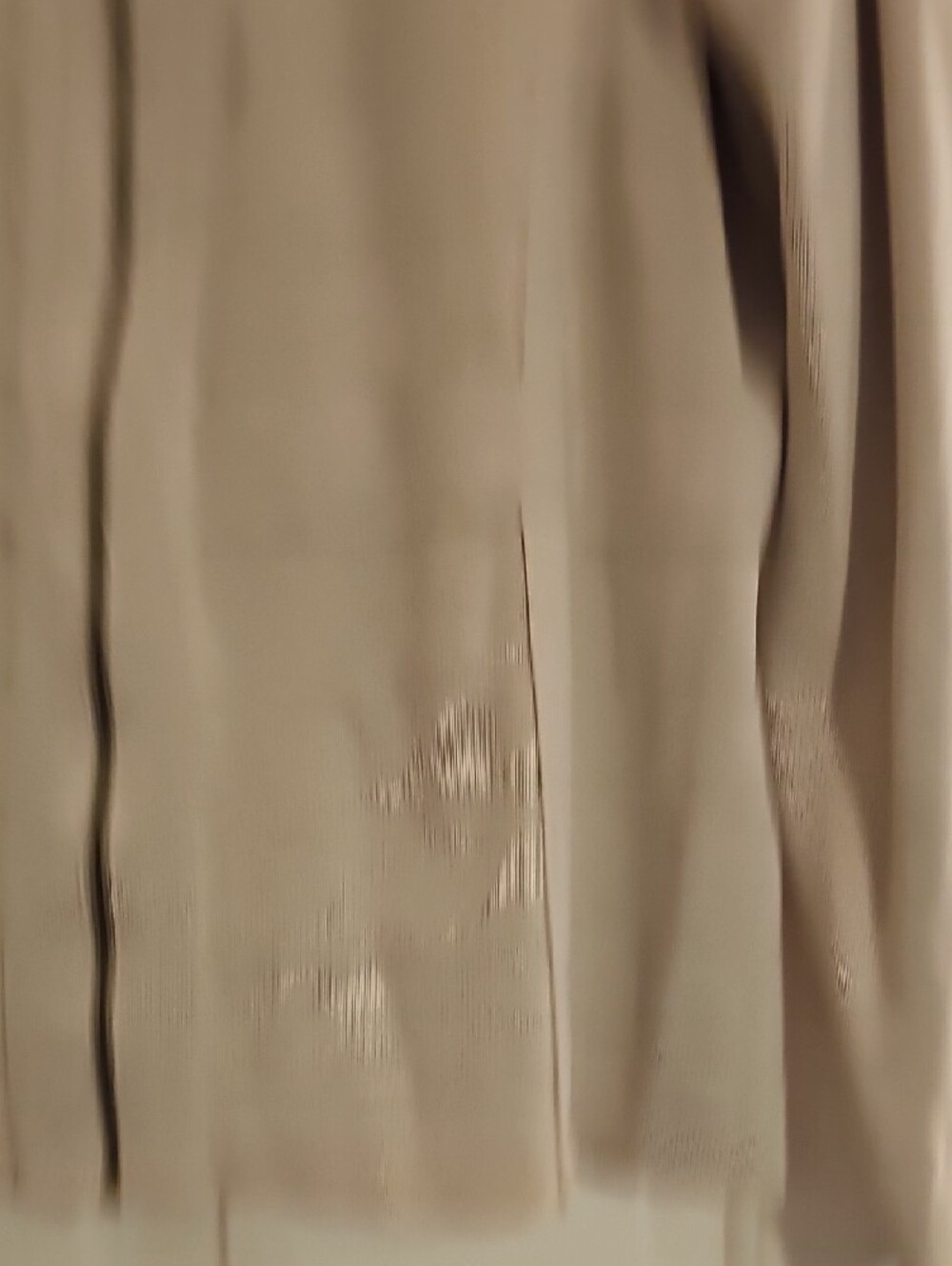 Lane Bryant Beige Zip-Front Ribbed Top - Picture 4 of 6